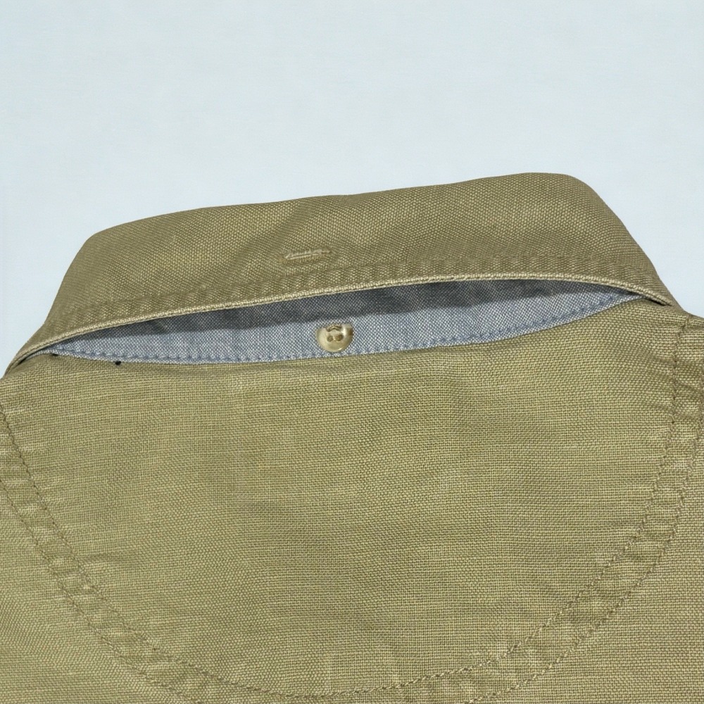Vintage 90s County Seat JeansWear Men's Button Down Oversized Color Block Medium - Picture 8 of 11